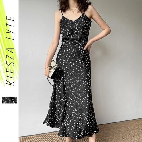 Women Strap Midi Dress 2021 Summer New Style Slim Romantic French Printed Elegant Bodycon Sexy Party Club Midi Dresses