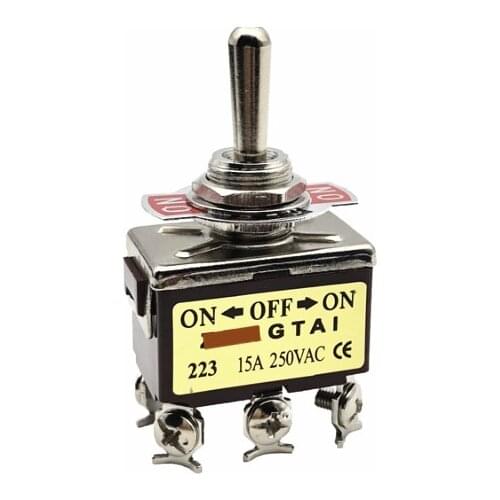 10 E-TEN223 automatic reset toggle switches, toggle switches, rocker switches, swing arm switches