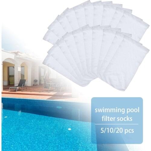 5/10/20 PCS Filter Storage Pool Skimmer Socks Nylon Swimming Pool Filter Socks For Baskets And Skimmers Gardening Accessories