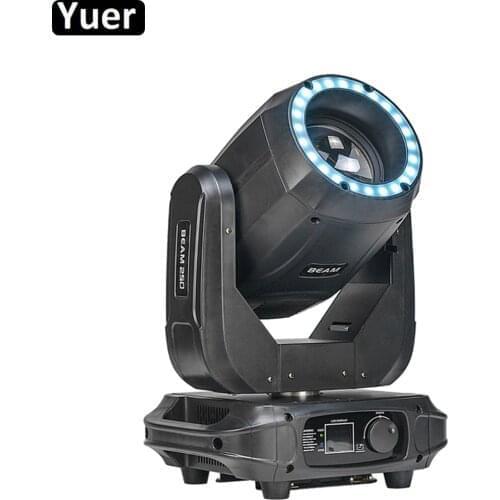 Fast Shipping 250W Beam Light + Led Ring DMX512 Control Beam Spot Strobe 3IN1 Moving Head Light RGBW 4IN1 Stage Effect Lighting