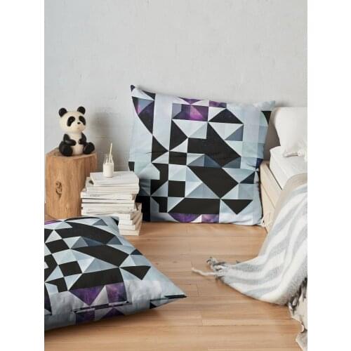 Geometric Pillow Cover Linen Cushion Cover 45x45 Decorative Kussenhoes for Living Room Home Decor Housse de Coussin