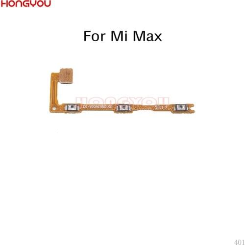 10PCS/Lot For Xiaomi Mi Max Power Button On / Off Volume Up / Down Mute Switch Key Flex Cable