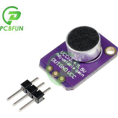 GY-MAX4466 Electret Microphone Amplifier Module Adjustable Gain OUT GND VCC DC 2.4-5V For Arduino