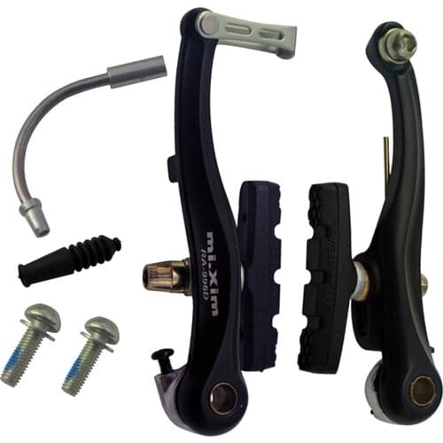 Aluminum Alloy Bikes V Brake Set Front Or Rear Pull Caliper V-Brakes Boots Pads