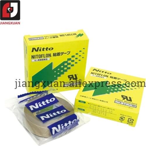 10pcs 973UL-S Nitto Denko NITOFLON 13 mm PTFE Fiberglass Tape Nitto Tape
