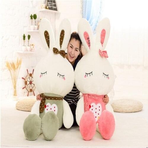 Cute cartoon love rabbit plush toys Plush toys Wedding rag doll gift Valentines Day present Birthday present