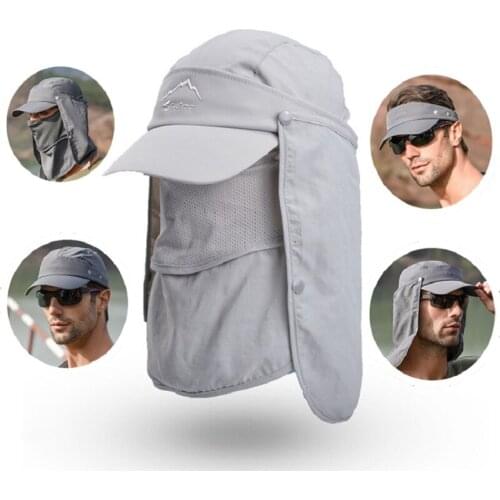 Multifuctional Outdoor Climbing Hats For Men Women Sun Protection Fishing Cycling Hat Quick Dry Mens Baseball Cap Sun Visor