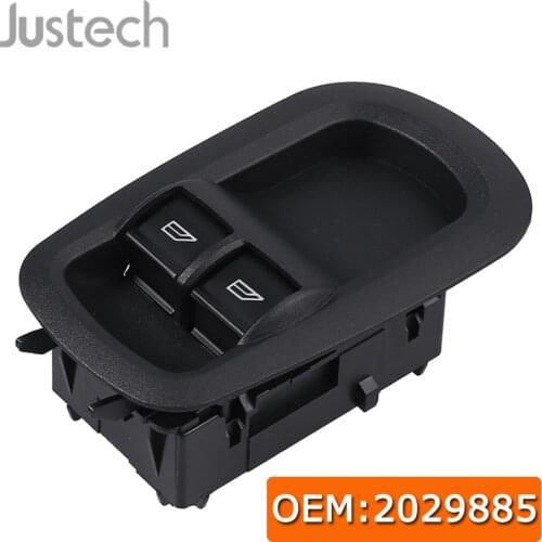 Justech Drivers Side Door Double Window Switch 2029885 1791339 For Ford Transit V-362 MK8 Custom 2014+ Car Window Control Switch