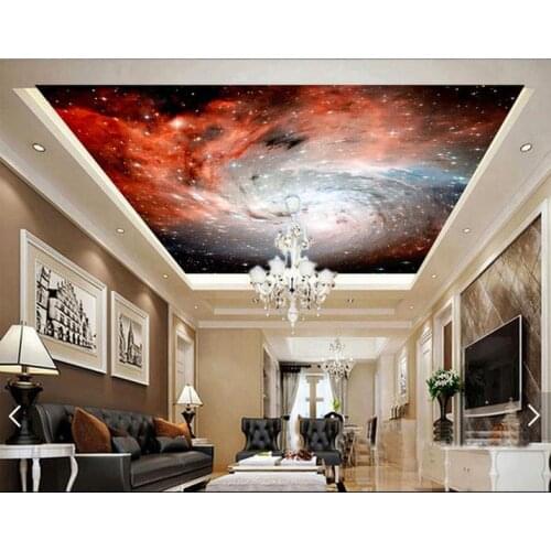 Custom photo wallpaper 3d ceiling wallpaper murals The starry sky zenith mural wallpaper ceiling painting living room wallpaper