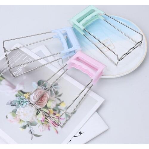 Stainless Steel Foldable Hot Dish Plate Bowl Clip Pots Gripper Crockery Holder Clamp Tongs Claw Holder Lifting Kitchen Tools