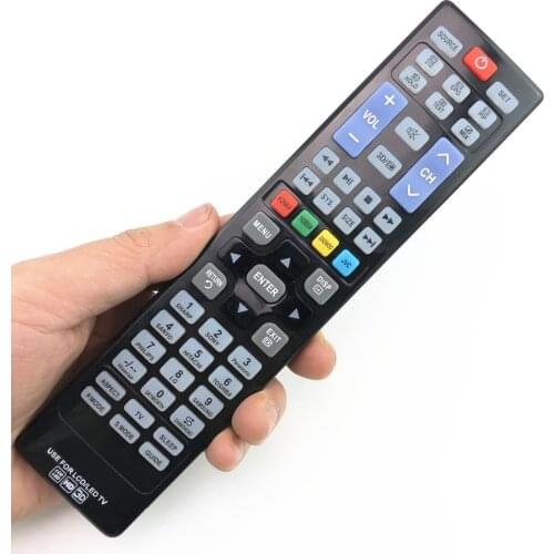 UNIVERSAL TV Remote Control Russian Spanish for lcd-2699 01 lea-19v07p led321lc led3213 5195 8051 kt6957 6857 rp-42l1 nf039rd