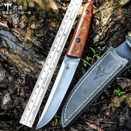Voltron outdoor survival tactics straight knife survival knife, camping knife, hunting knife