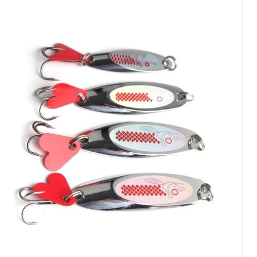 1 Pcs 7/10/14/18g Artificial Laser Beveled Sequins Sequined Freshwater fishing horse mouth white striped mouth Fishing gear