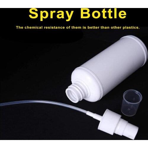 50Pcs White Empty Spray Bottles 50ml Plastic Mini Refillable Container Empty Containers for Shampoo Perfume Cosmetic