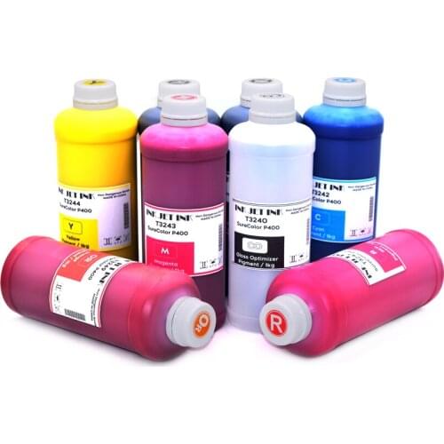 8Color 1000ML Pigment Ink for Epson P400 P405 P407 P408 R2000 R1900 Printer