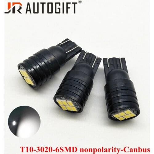 20PCS High Quality T10 Canbus 12V-24V No Error SMD 3020 T10 W5W 168 194 Car LED Reading License Plate light Interior Light