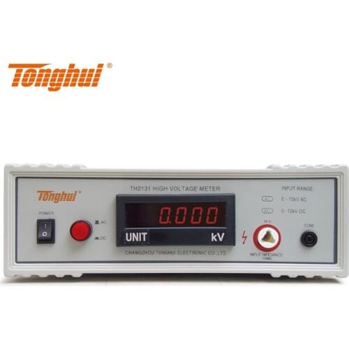 TH2131 Digital High Voltage Meter DC Voltage 0-12kV AC Voltage 0-10kV Frequency 50/60Hz