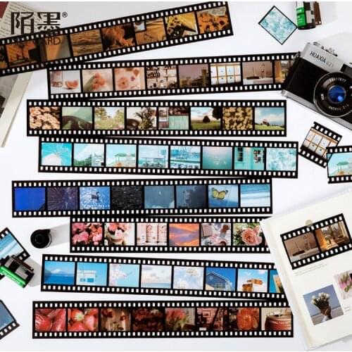 Literary film series PET Washi Tape Decorative Adhesive Tape Masking Tape For Stickers Scrapbooking DIY Stationery Tape