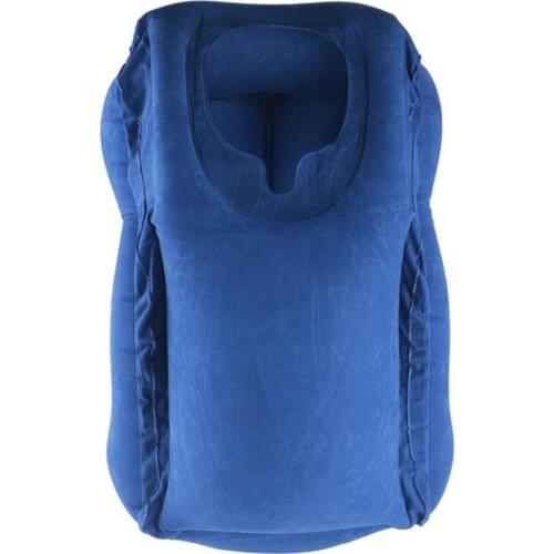 Travel Inflatable Soft Cushion Portable Sleeping Pillow Body Back Support Foldable blow Neck Pillow
