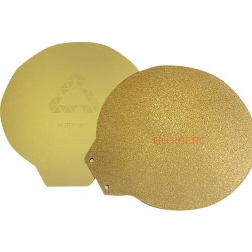 ENERGETIC Round Dia 380mm Double Sided Textured/Smooth PEI Powder Coated Spring Steel Sheet with Base Upgrade for Delta Predator