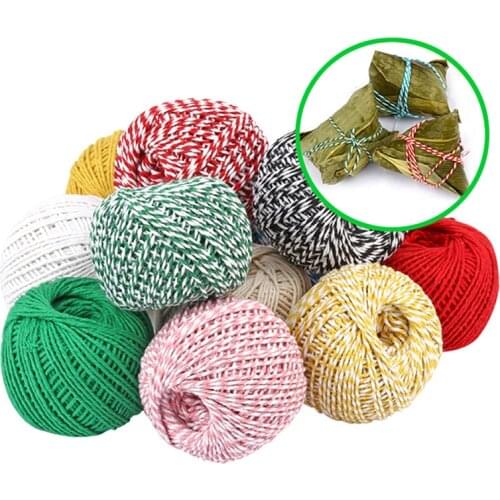 Hot Sale！75m Cooking Butchers Cotton Twine Meat Trussing Strings Meat Sausage Tie Rope