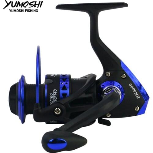 Hot wheels fish spinning reel 5.5:1 series fishing pesca carretilha peche Spinning wheel type fishing Sea Rock lure fishing BK