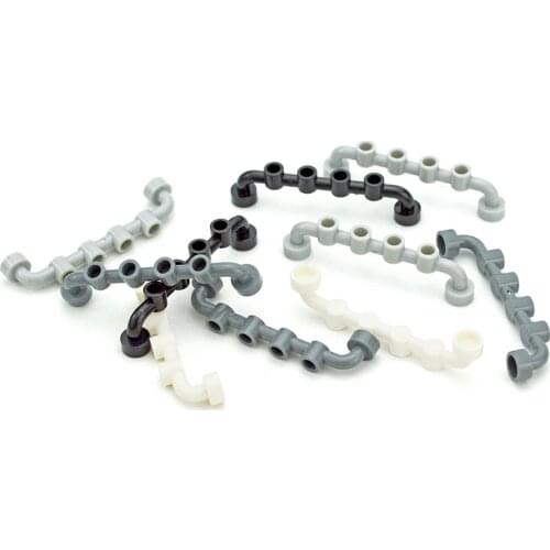 20PCS Building Blocks Technical MOC Parts 1x6 guardrail fence Assemble Particles Compatible With 6140 DIY Bricks Toys for kids