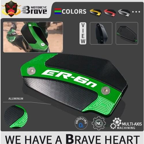Motorcycle Fluid Oil Reservoir Cover For KAWASAKI ER6N ER6F 2009 - 2016 ER4N 2011 2012 2013 Motorbike Brake Fluid Tank Cap