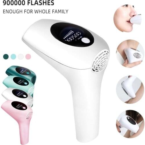 IPL Laser Depilator Professional Permanent LCD Laser Hair Removal 900000 Flash Photoepilator Women Painless hair Remover Machine