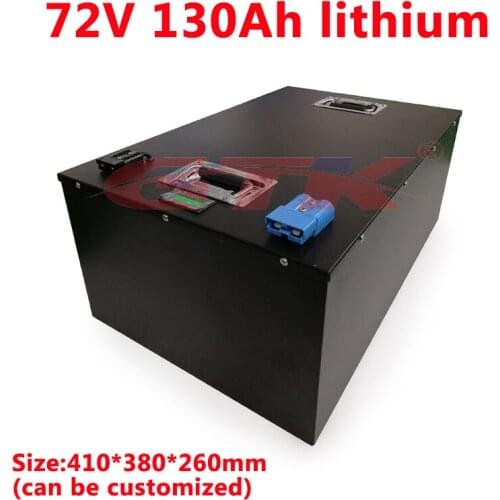 GTK 72V 130Ah Lithium li ion battery with BMS for UPS solar and wind power Camping car Marine RV sightseeing cars+10A Charger
