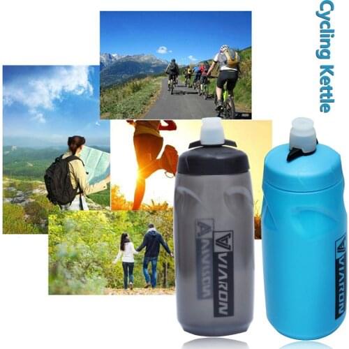 NEW 620ML Sports Squeeze Water Bottle 22 oz BPA Free Push/Pull Cap For Outdoor Sports Fitness Cycling Hiking Biking, Sporting