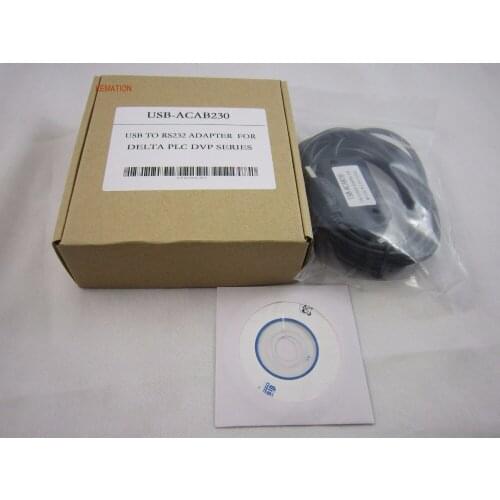 OEM USB-ACAB230 Programming Cable USBACAB230 (USB-DVP) USB interface Adapter for DVP series PLC 2.5M
