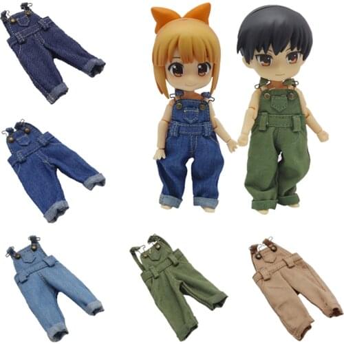 Obitsu 11 doll dress,overalls, clothes for OB11 Dolls Long pants