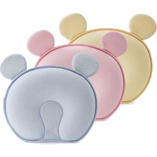 Newborn Baby Pillow 0-24 Months Infant Laext Anti-rollover Pillows Head Shaping Kids Sleeping Head Protector Resilience Ins Gift