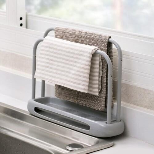 Receive dishcloth drop shelf rack pool mesa cleaning brush kitchen sink bowl cloth microfiber cloth rack shelf