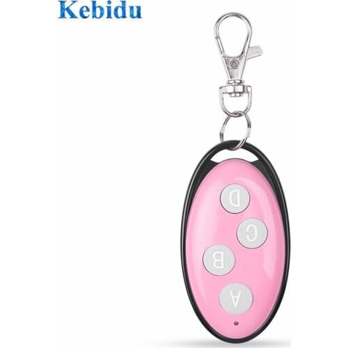 KEBIDU 433 MHz RF Remote Control Copy 4 Channel Cloning Duplicator Key Fob A Distance Learning Electric Garage Door Controller