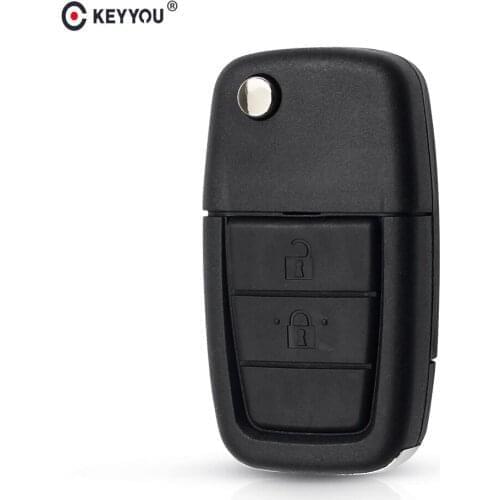 KEYYOU Flip Remote Car Key Shell Case Fob 2+1 3 Button For Holden VE COMMODORE For Omega Berlina Calais SS SV6 HSV GTS