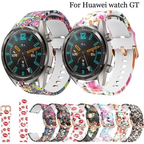 22mm silicone Strap For huawei watch GT 2 GT2 46mm Band Sport belt watch Band for Huawei Watch GT 42mm 46mm Bracelet watch Strap