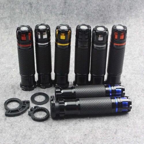 Motorcycle Handlebar Handle Bar Grips 22mm 7/8" For Suzuki Honda Yamaha kawasaki Benelli Ducati Custom Aluminum&anti-Slip