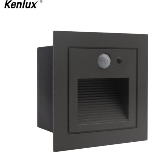 Moden Waterproof LED Porch Sconce Stair Lights Outdoor IP54 Sensor Lamp Landscape Spotlight Balcony Corridor Garden Receed Lamp