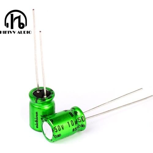 100% Original hifi Muse ES electrodeless BP green electrolytic capacitor 10uF 50V