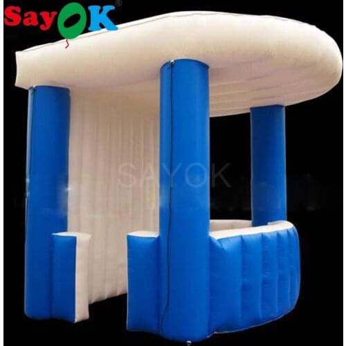 2.5x2.5m Portable Inflatable Sales Kiosk Candy Cotton Stand Sale Booth Inflatable Concession Booth for Sale Food/Ticket/Juice