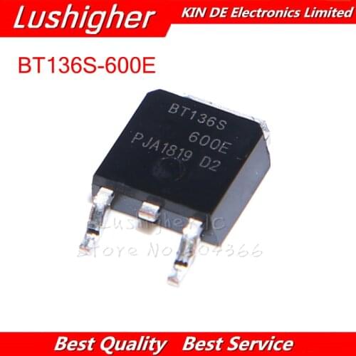 10PCS BT136S-600E BT136S TO252 TO-252