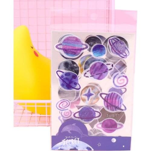 24packs/lot Lovely Polas Star Sea Stickers Diary Scrapbooking Album Decoration Stationery Sticker Label for Kids Gifts