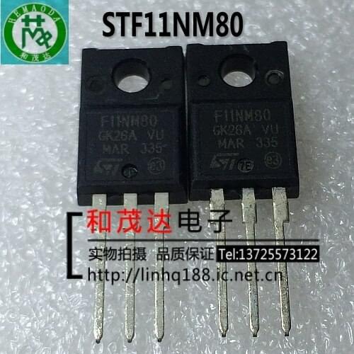 5PCS/ STF11NM60N F11NM60N 600V 11A TO-220f to220f