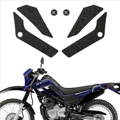 Motorcycle tank grip fuel tank traction pad side knee grip friction protector sticker for YAMAHA 08-18 XT-250 08-18 XT 250 SEROW