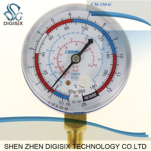 Free shipping HOT Pressure gauge refrigerant table CM-350-G low pressure refrigerant table