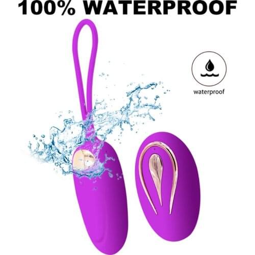 Wireless Vibrating Love Egg Remote Control Multi-Modes Powerful Bullet Vibrator USB Rechargeable Waterproof Adult Sex Toy