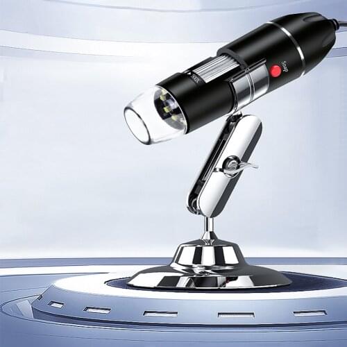 1600X 1000X 500X USB Digital Microscope Camera Endoscope With Metal Stand Digital Microscope Interface Electron Microscope 8LED