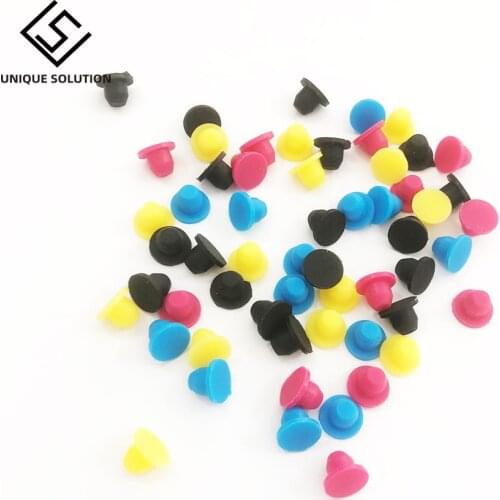 Ink Cartridge Color Rubber Seal Silicone Plug use for ink cartridge part for canon 845 846 for HP 802 40 818 901 680 63 60 61